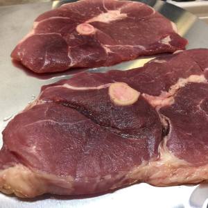 Kunekune pork- the other red meat. Old fashioned pork, with rich flavor, creamy & firm fat quality and taste beyond compare.