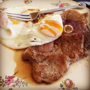 Kunekune pork- the other red meat. Old fashioned pork, with rich flavor, creamy & firm fat quality and taste beyond compare.