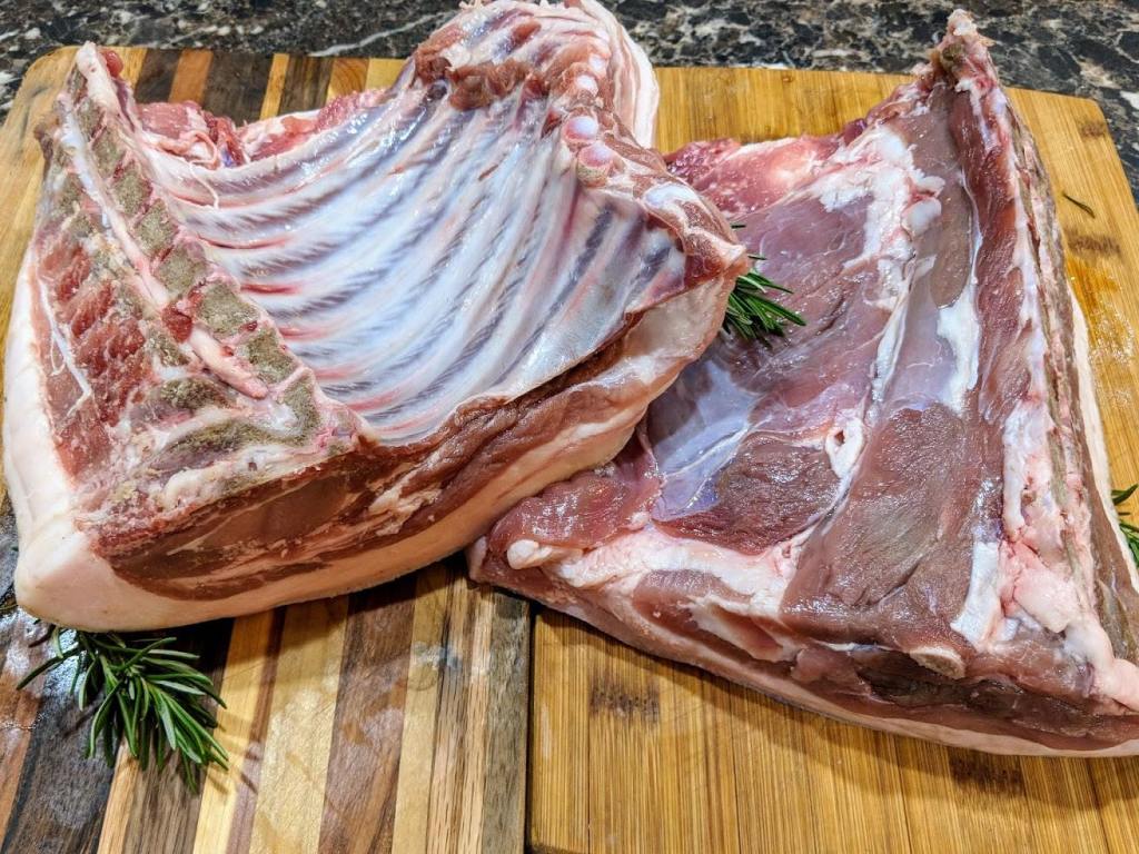 Kunekune pork pork loin primal cut